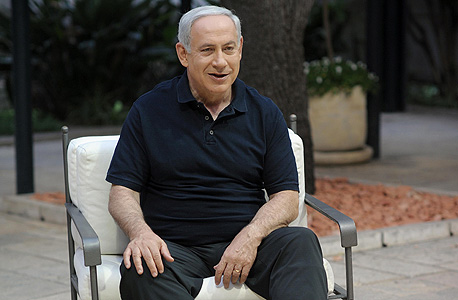 בנימין נתניהו במעון הרשמי (ארכיון)