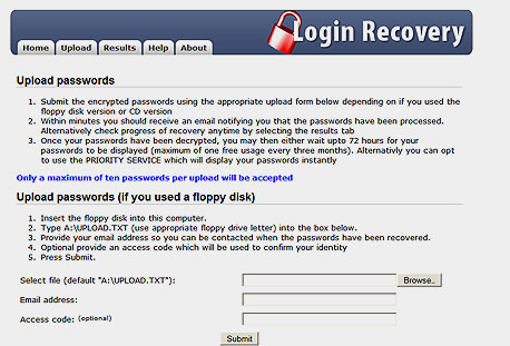 ����� ���: login recovery