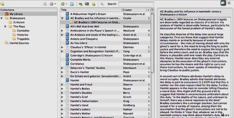 צילום מסך: zotero