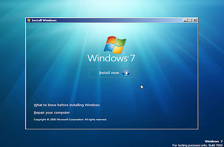 צילום מסך: Windows 7