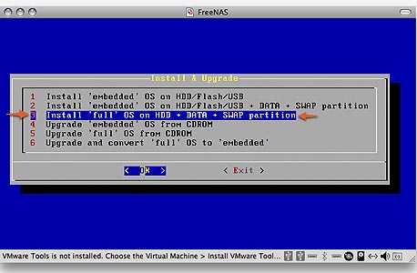 צילום מסך: FreeNAS צילום מסך: FreeNAS