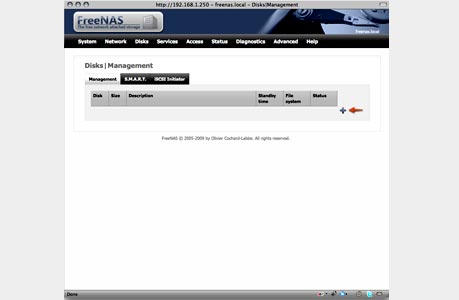 צילום מסך: FreeNAS צילום מסך: FreeNAS