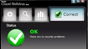 צילום מסך: panda cloud antivirus 