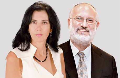 מימין אדוארדו אלשטיין ודורית סלינגר מימין אדוארדו אלשטיין ודורית סלינגר