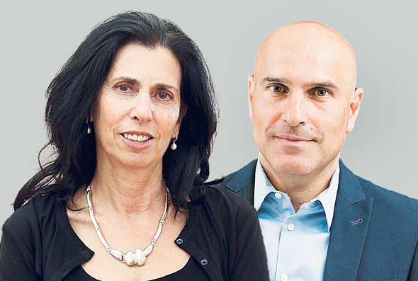 מימין יו"ר לשכת עורכי הדין אפי נוה ודורית סלינגר