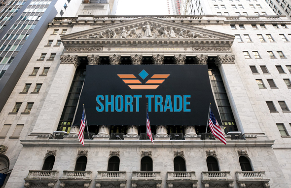 שורט טרייד על רקע וול סטריט שורט טרייד על רקע וול סטריט