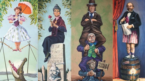 ארבעה דיוקנאות מ- Haunted Mansion ארבעה דיוקנאות מ- Haunted Mansion