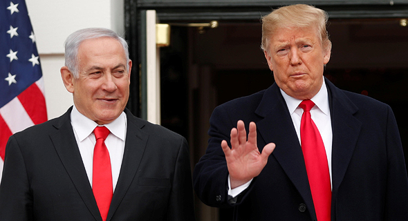 דונלד טראמפ ובנימין נתניהו הערב בבית הלבן דונלד טראמפ ובנימין נתניהו הערב בבית הלבן
