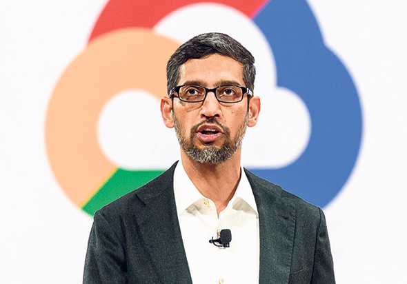 מנכ"ל גוגל סונדאר פיצ'אי מנכ"ל גוגל סונדאר פיצ'אי