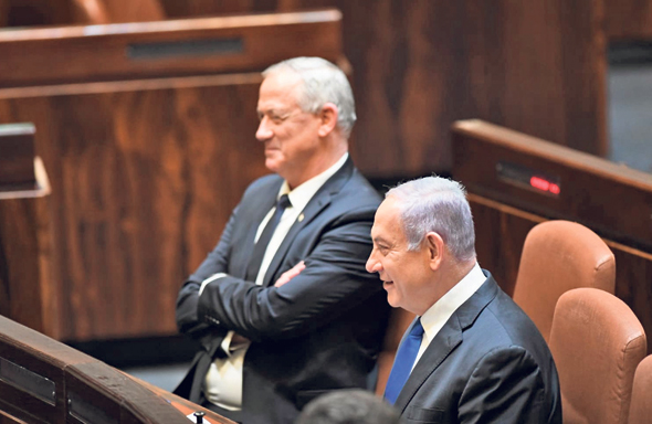 נתניהו וגנץ במליאת הכנסת (ארכיון) נתניהו וגנץ במליאת הכנסת (ארכיון)