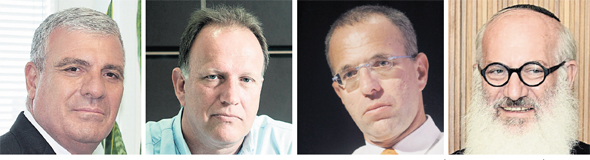 מימין: אדוארדו אלשטיין, רוני בירם, עמיר בירם ואבי לוי מימין: אדוארדו אלשטיין, רוני בירם, עמיר בירם ואבי לוי