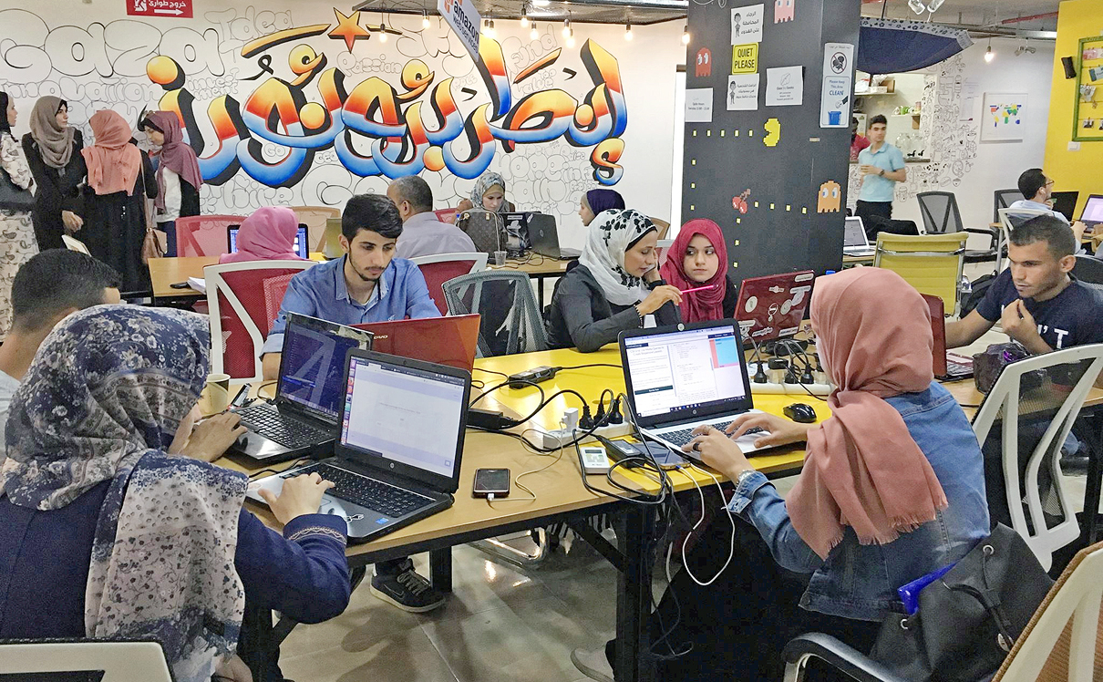 צילום: (facebook (Gaza Sky Geeks