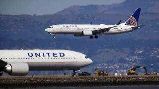 חברת תעופה יונייטד איירליינס בואינג 737 נמל תעופה סן פרנסיסקו, צילום: גטי 