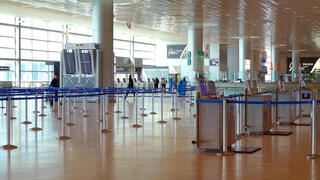 נתב"ג תעופה בעצירה, צילום: אוראל כהן