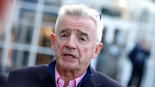 מנכ"ל ריינאייר מייקל או'לירי 11.9.25, צילום: REUTERS/Clodagh Kilcoyne