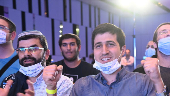 מטה הציונות הדתית לאחר פרסום תוצאות המדגמים, הערב